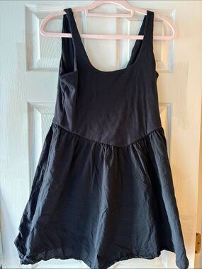 Classic Black ribbed Tank Dress